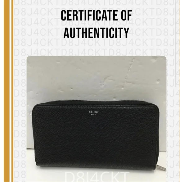 Celine Black Leather Wallet - Picture 13 of 13